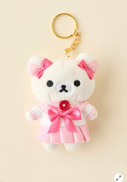 Rilakkuma｜JK style School Uniform keychain blind box/All 4 types｜1pcs
