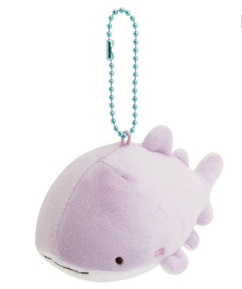 Sanx｜Jinbesan and Donut Island Mascot Holder /Plush Keychain｜50×55×50mm approx.