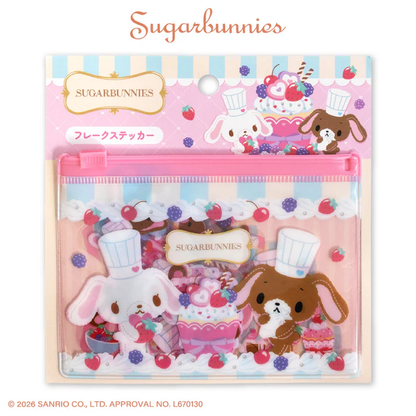 Sanrio｜Sugarbunnies Flake Stickers｜48 sheets
