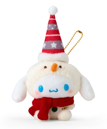 Sanrio三丽鸥｜Mascot Holder/ Christmas 2024圣诞限定可爱角色毛绒玩偶挂件/包挂｜约8.5×6.5×19cm