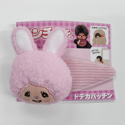 Monchhichi｜Face Hair Clip｜H10×W12×D5cm approx.