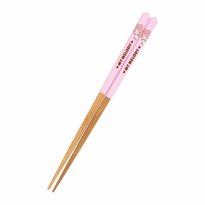 Sanrio三丽鸥｜ Original Chopsticks 21cm 可爱角色天然木筷子/餐具｜约长21cm