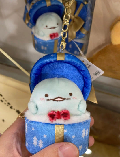 Sumikko gurashi角落生物｜Gurashi Burasage Plush2024圣诞限定礼物盒毛绒玩偶挂件/包挂｜约 85 x 60 x 55mm