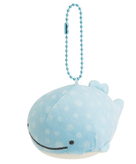 Sanx｜Jinbesan and Donut Island Mascot Holder /Plush Keychain｜50×55×50mm approx.