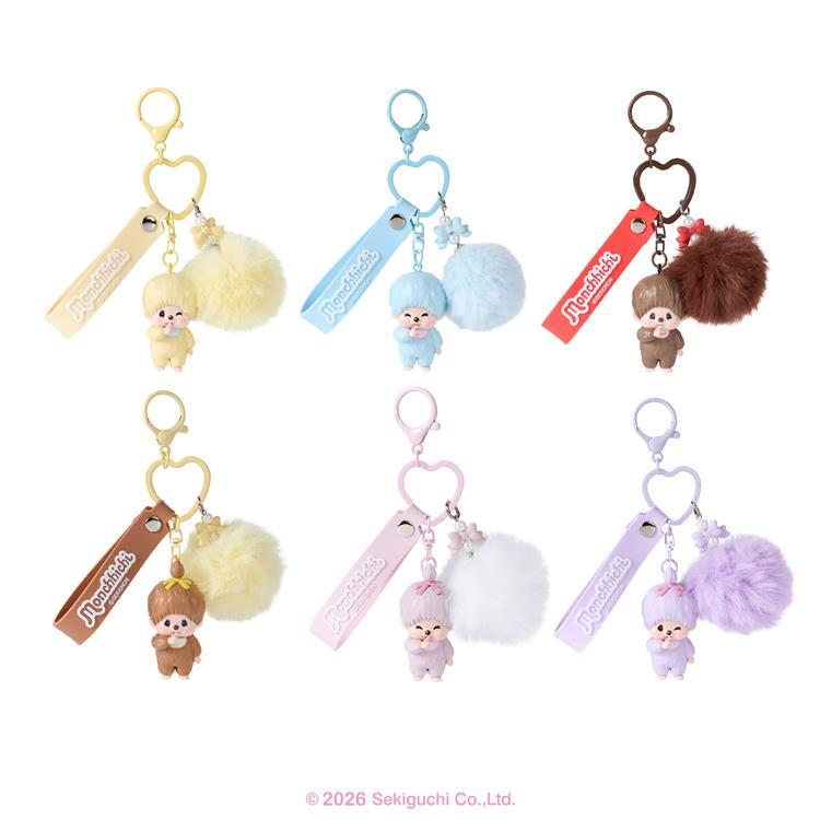 Monchhichi｜Secret Character color Keychain mystery bag/blind box/All 6 types｜1pc