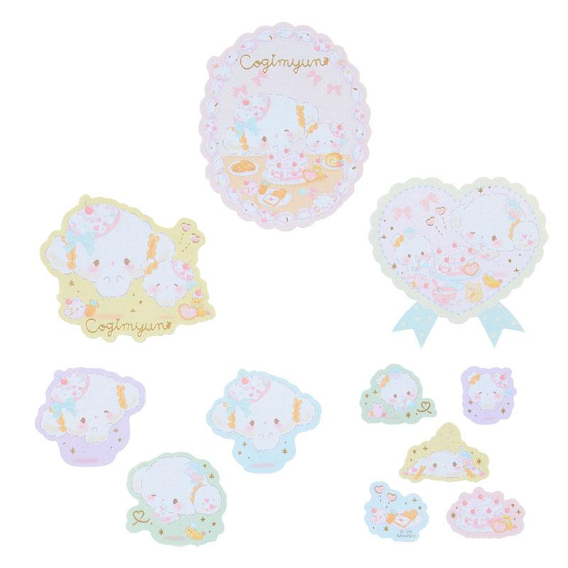 Sanrio｜Cogimyun Sweets Party 10th Anniversary Flake Sticker Set｜22 pieces