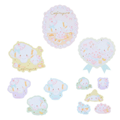 Sanrio｜Cogimyun Sweets Party 10th Anniversary Flake Sticker Set｜22 pieces