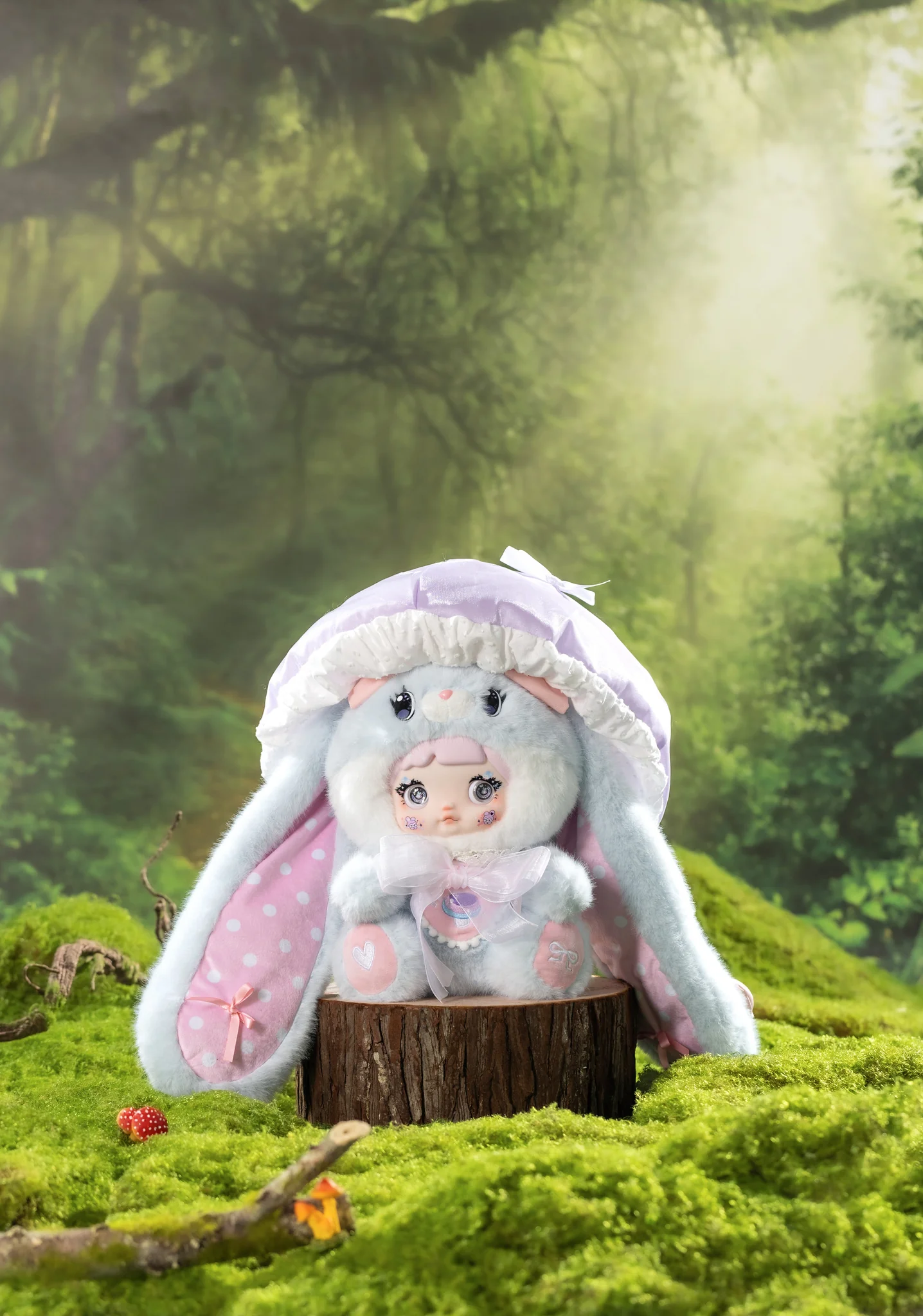 NOMMI Mushroom Hat 400% Big Doll Series vinyl Plush Blind Box