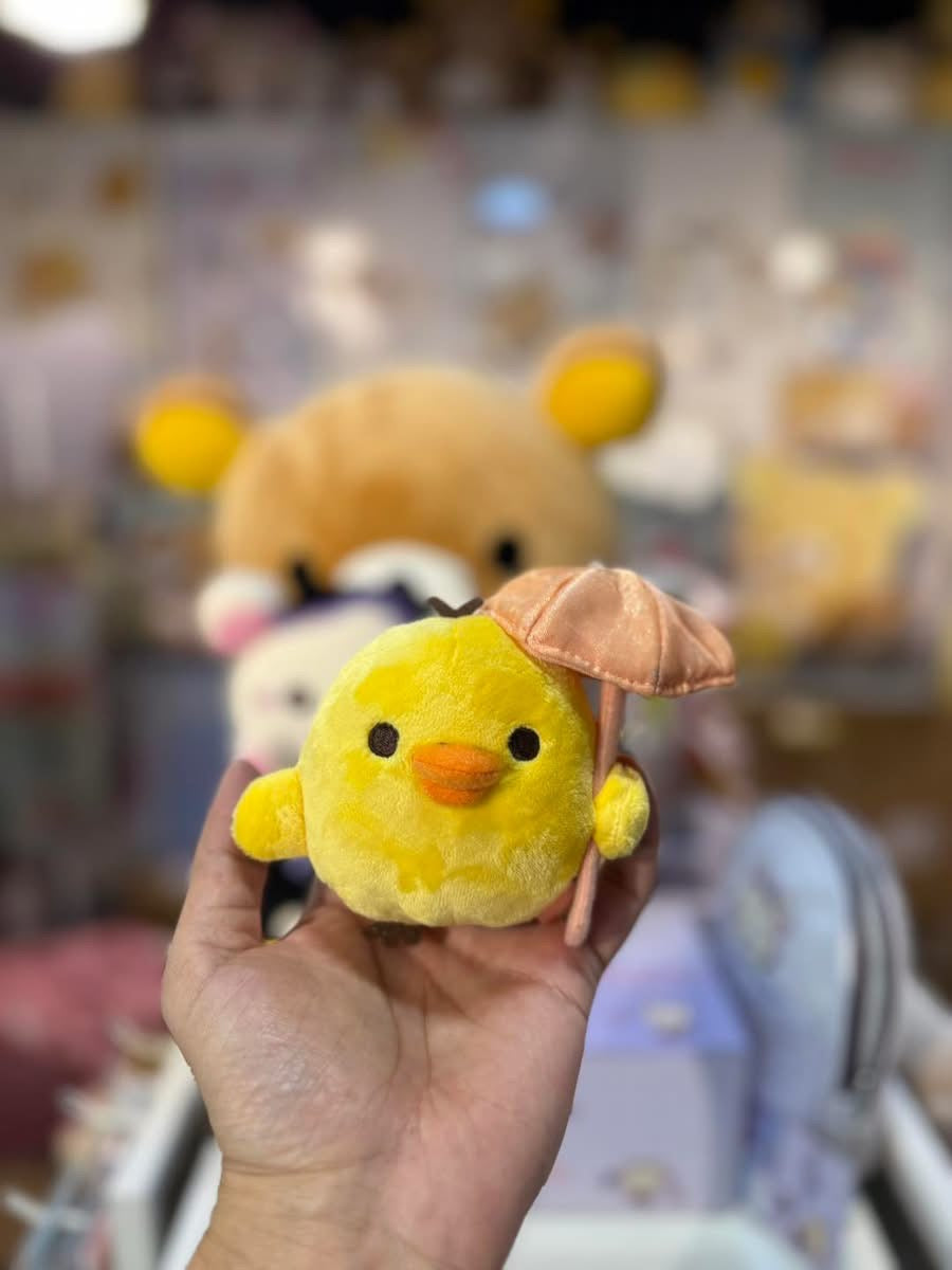 Rilakkuma｜Rainy Day to Sunny Umbrella Mascot Holder /Plush Keychain｜160×140×95mm approx.