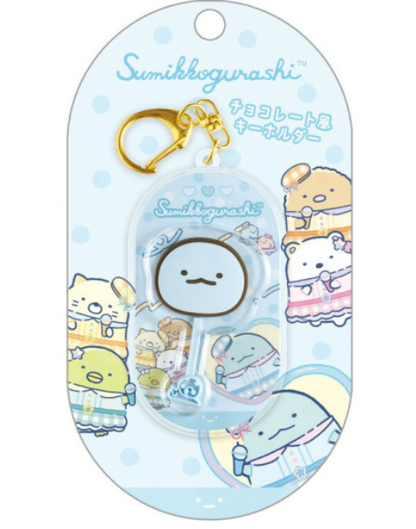 Sumikko gurashi｜Dreaming Idol Chocolate Style Acrylic Keychain/Keyring｜80×44×7mm approx.
