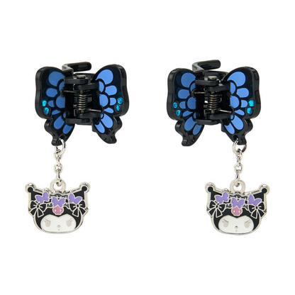 Sanrio｜Butterfly Swaying Charm Mini Hair Clip Set｜3×2.5×2.5cm approx.