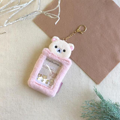 Rilakkuma｜Fluffy Photo Keychain｜150×90×15mm approx.