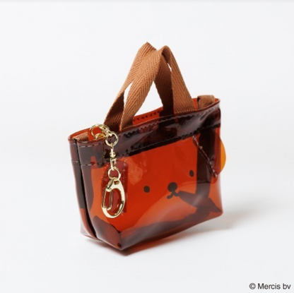 Miffy｜Ear Mini Clear Tote Coin Pouch Keychain｜H120 x W115 x D45mm approx.