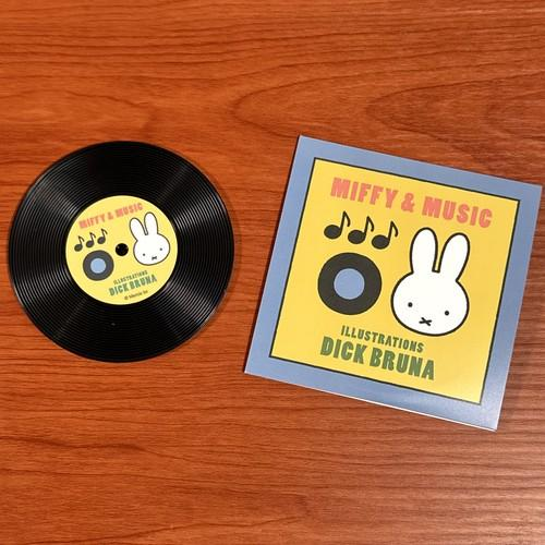 Miffy｜Music Record Coaster｜φ 100mm approx.