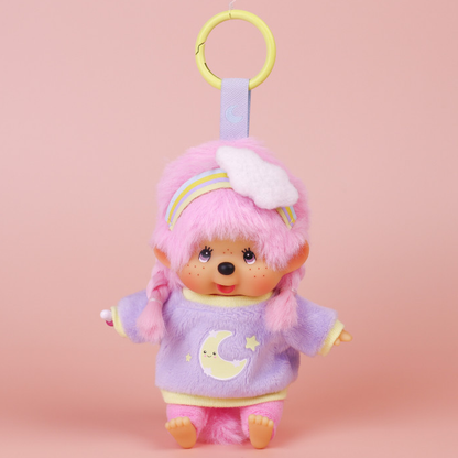 Monchhichi｜CANDY MOON Mascot Holder /Plush Keychain｜H12cm approx.