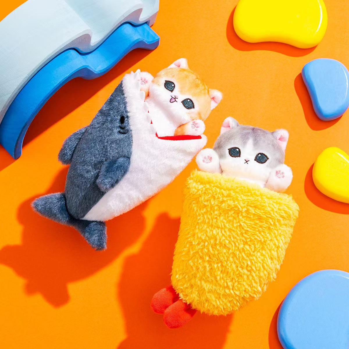 Mofusand｜Retractable Mascot Holder /Plush Keychain｜200×100×100mm approx.