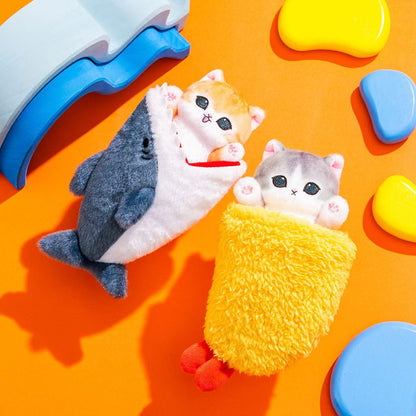 Mofusand｜Retractable Mascot Holder /Plush Keychain｜200×100×100mm approx.