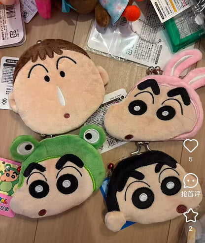 Crayon shin-chan｜Mascot Coin Case｜135×95×15mm approx.