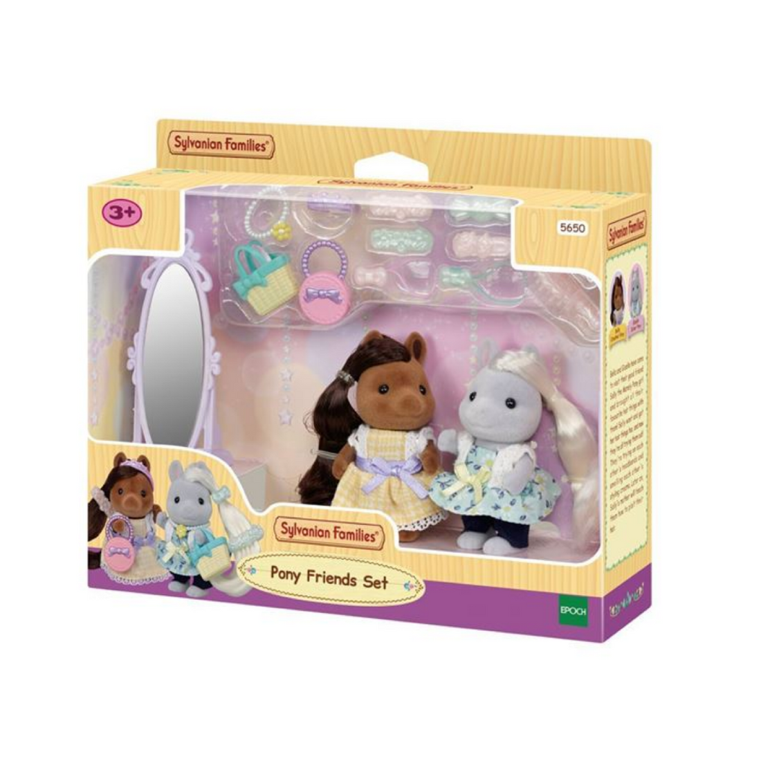 SylvanianFamilies森贝儿家族|Pony Friends Set 小马和朋友们美发套组/玩具/过家家5650
