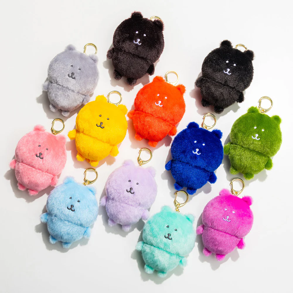 【limit 1】Nagano｜Characters Colorful Nagano Bear Mascot Holder /Plush Keychain｜H105 x W75 x D50mm approx.