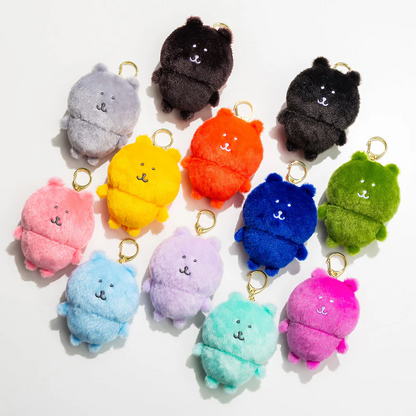 【limit 1】Nagano｜Characters Colorful Nagano Bear Mascot Holder /Plush Keychain｜H105 x W75 x D50mm approx.