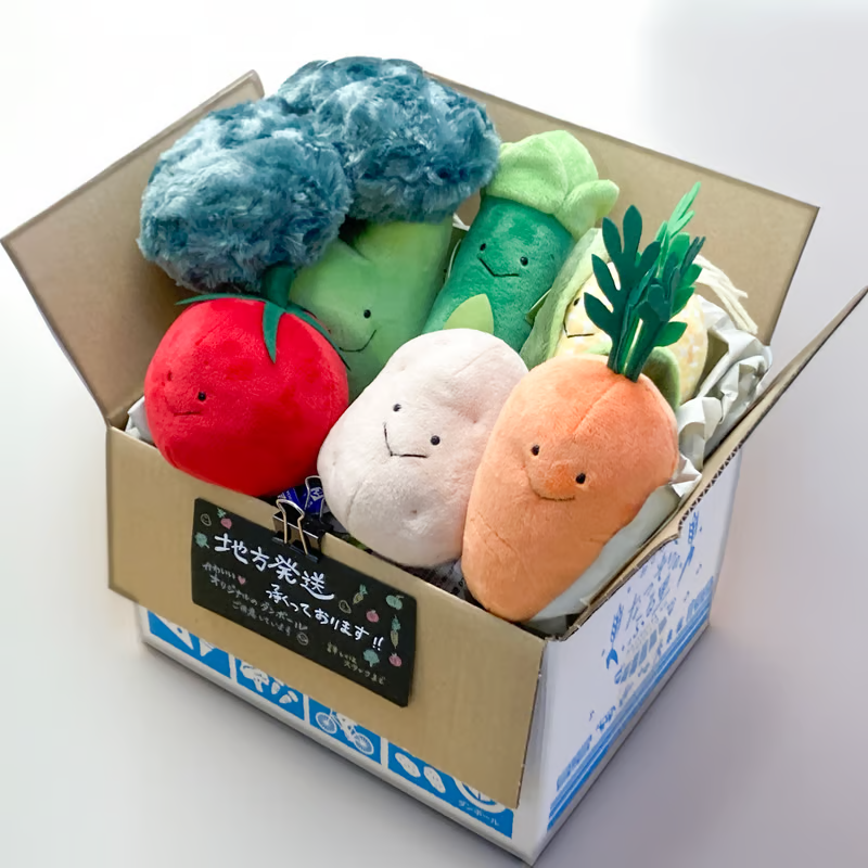 Yoshinori｜Vegetable Friends Carrot Plush Dolls/Plush Toy｜22cm approx.