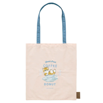 Mofusand｜Coffee And Donuts Cat Tote Bag｜390×360mm approx.