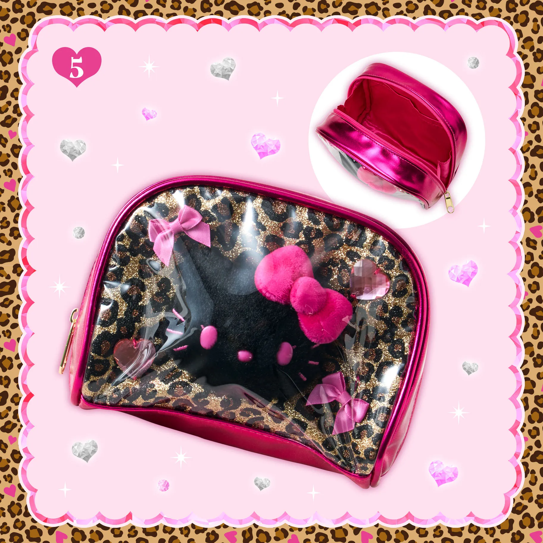 Sanrio｜Maximum Gyaru Style Pouch｜W14 x D6 x H12cm approx.