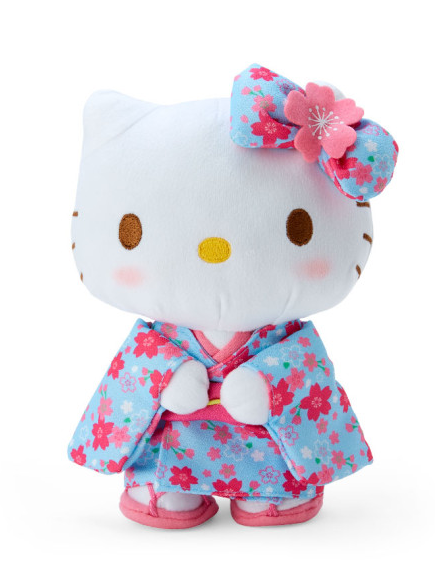 Sanrio｜Sakura Kimono Plush Dolls/Plush Toy (S)｜15×9×19cm approx.