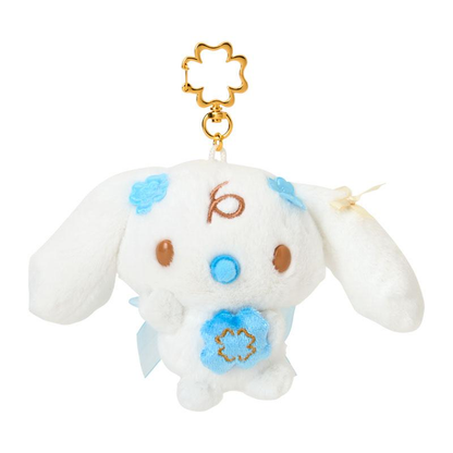 【limit 1】Sanrio｜Light Blue Clover Cinnamoroll Mascot Holder /Plush Keychain｜ W 15 x D 6 x H 10cm approx.