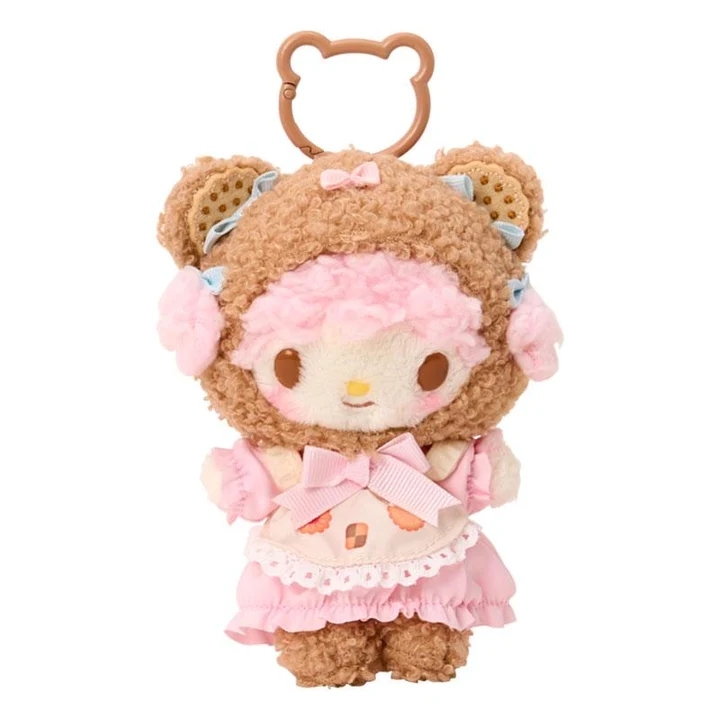 Sanrio｜Cookie Fluffy Bear Mascot Holder /Plush Keychain｜9.5×6×13cm approx.