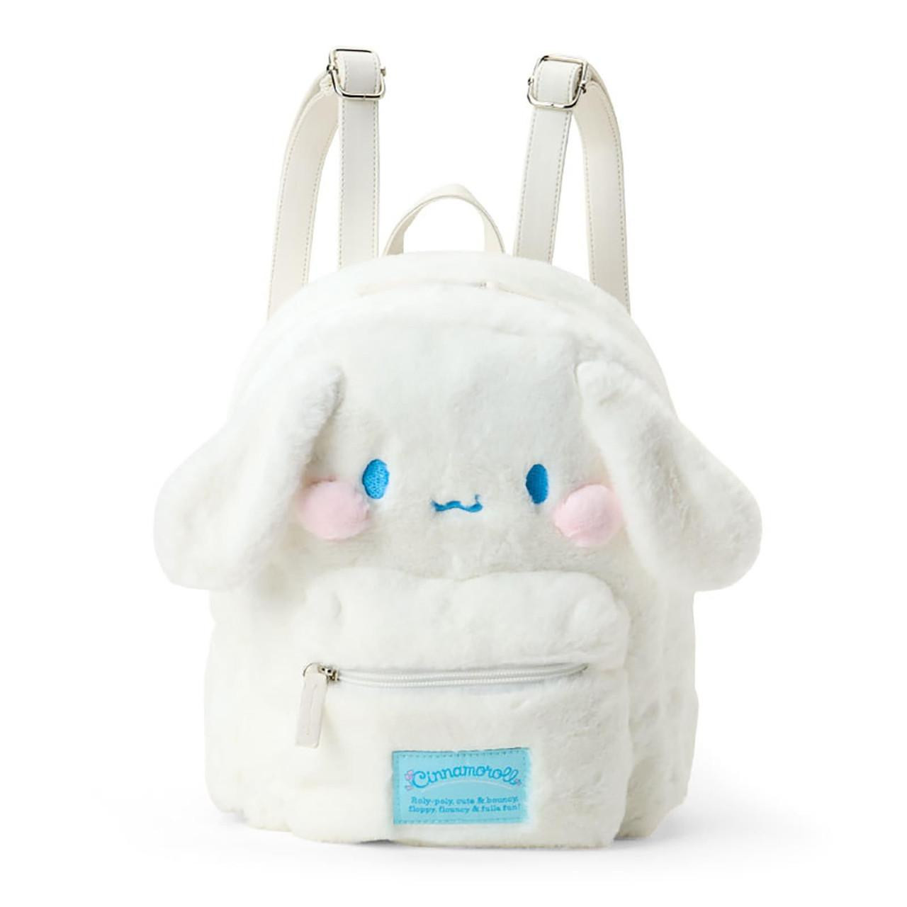 Sanrio｜Cinnamoroll Plump Cheeks Face-shaped Fluffy Backpack｜29×15×26cm approx.