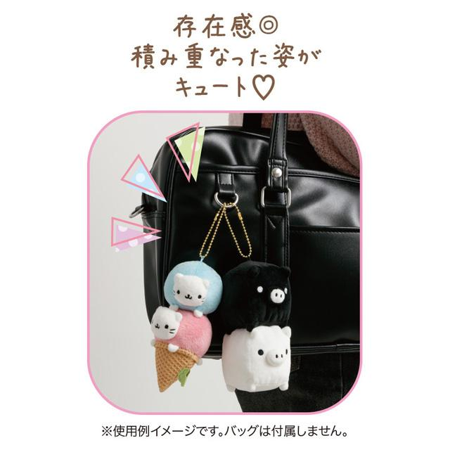 SANX｜“ San-X Town” Mascot Holder /Plush Keychain｜H130 x W60 x D60mm approx.