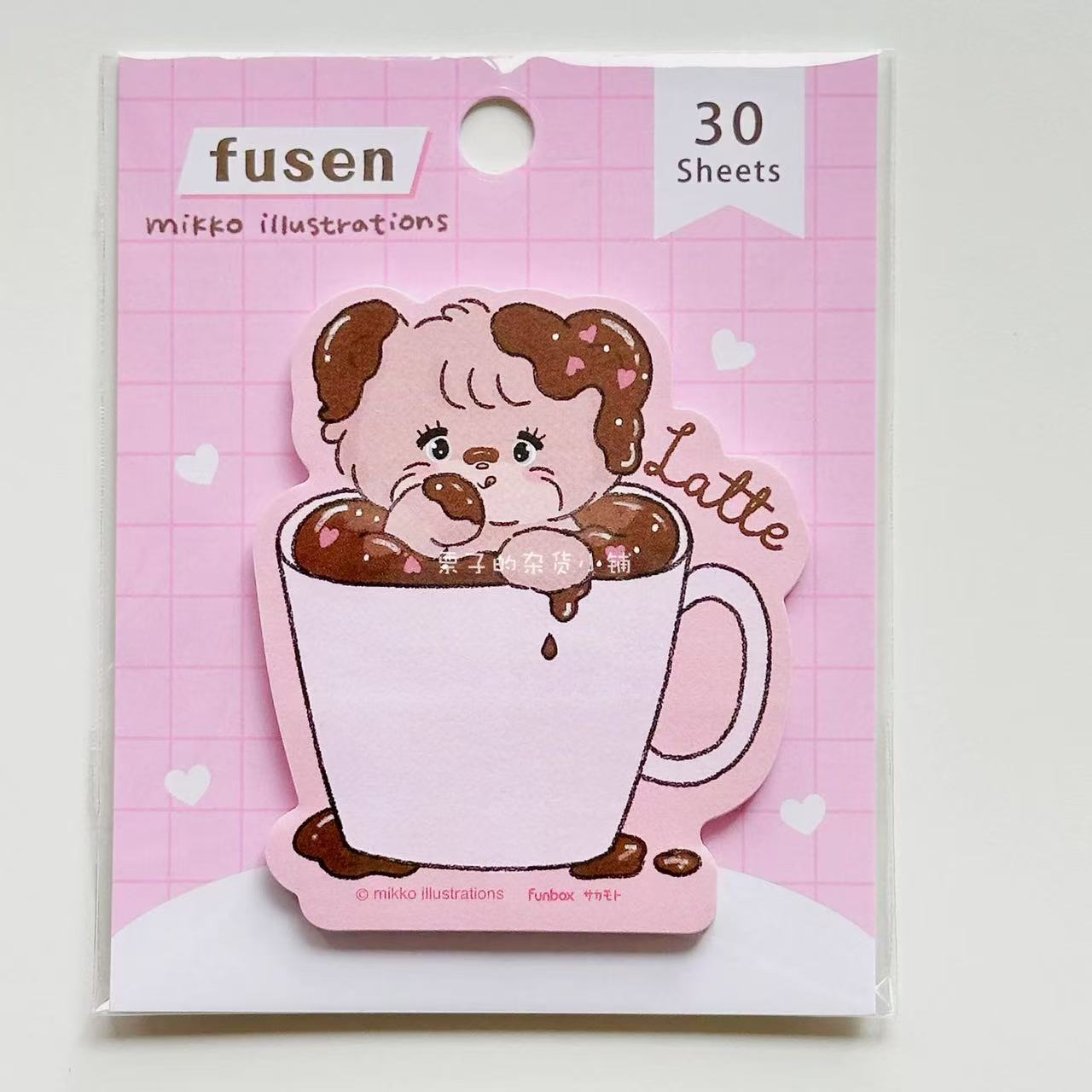 mikko illustrations｜Funbox Die-cut sticky notes｜30 Sheets