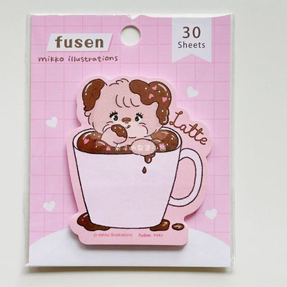 mikko illustrations｜Funbox Die-cut sticky notes｜30 Sheets