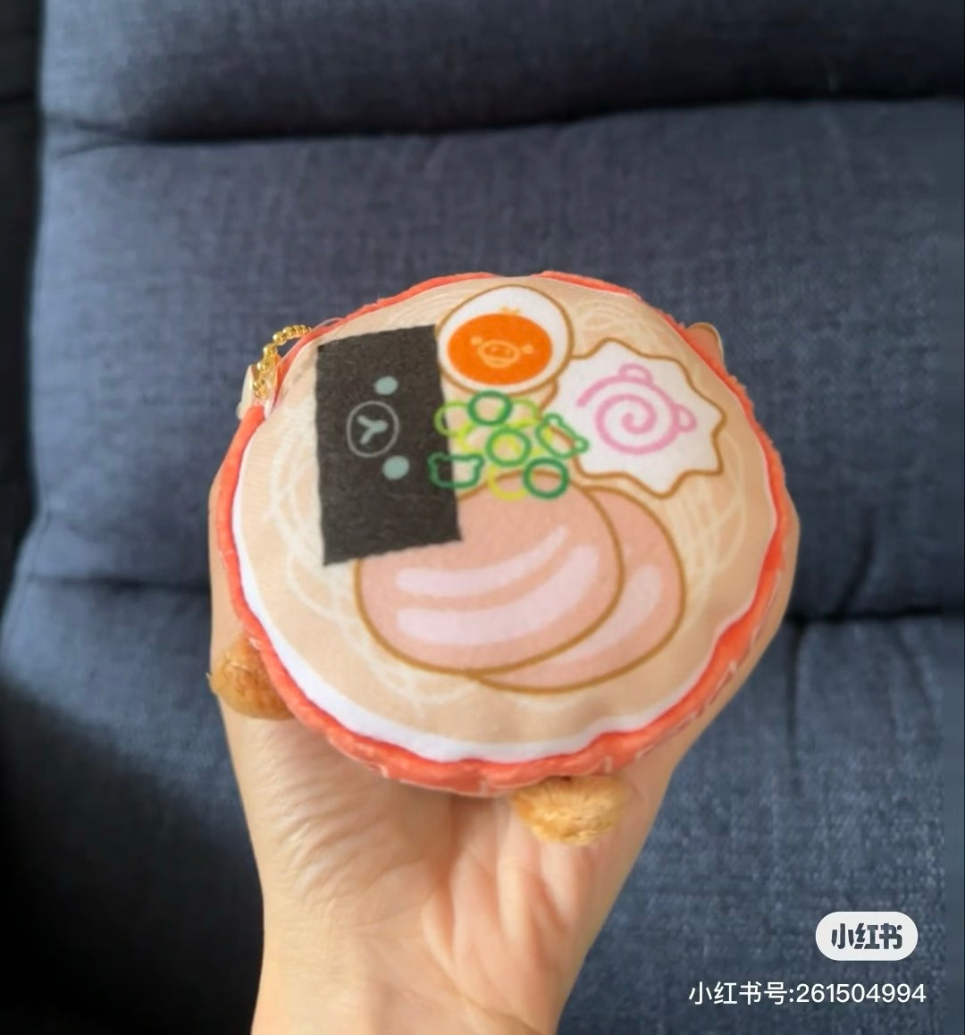 Rilakkuma轻松熊｜中华料理唐装系列可爱角色毛绒玩偶挂件/包挂｜約高さ60×幅105×奥行105mm