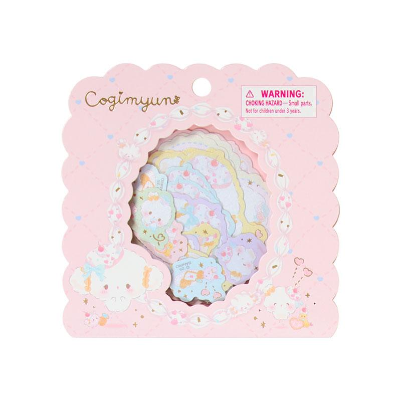 Sanrio｜Cogimyun Sweets Party 10th Anniversary Flake Sticker Set｜22 pieces