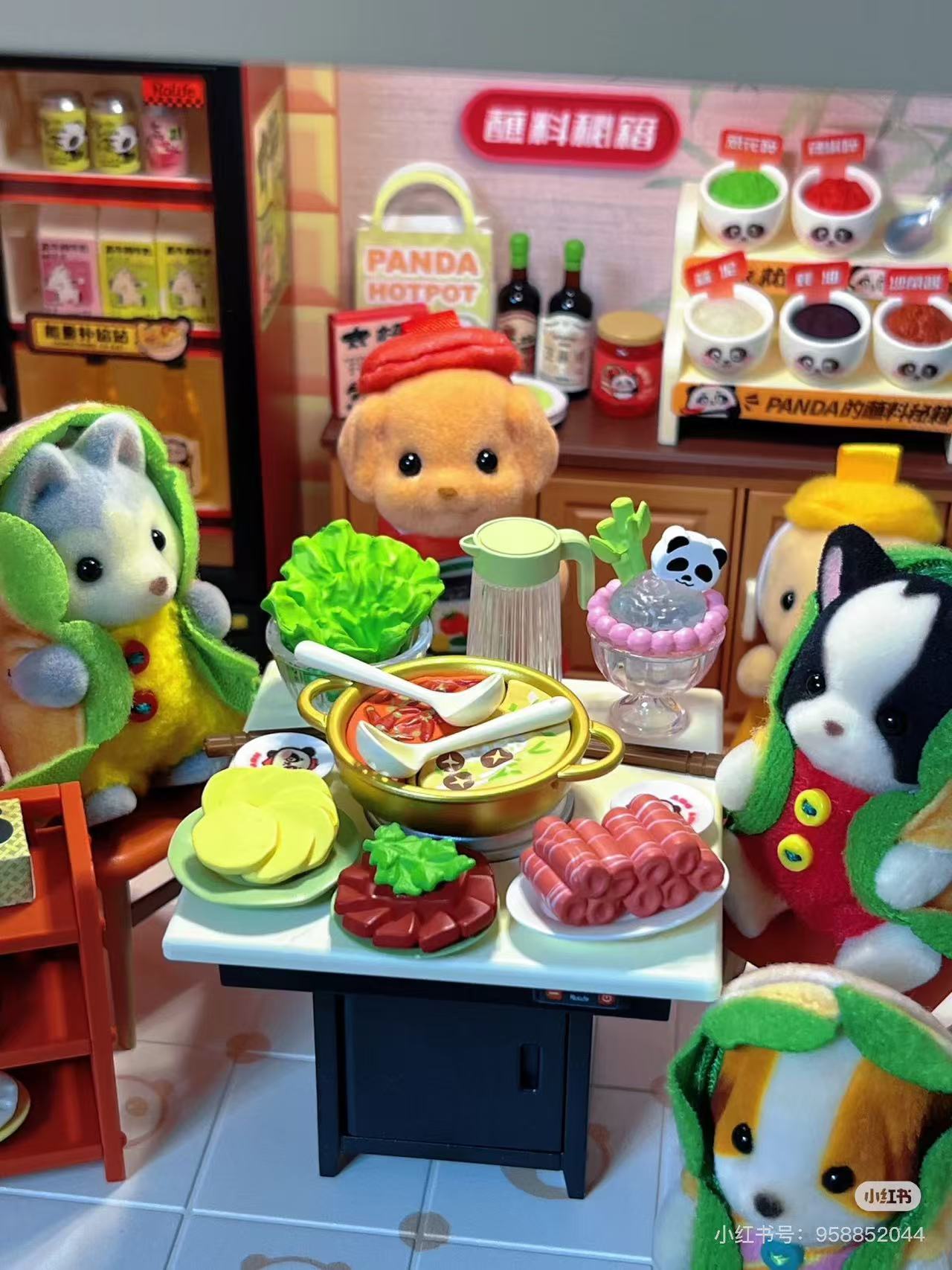 【limit 1】SylvanianFamilies｜Baby Dog Hot Dog &amp; wagon Costume