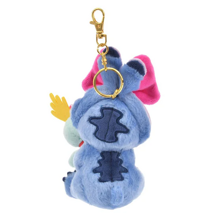 Disney｜Ribbon Stitch &amp; Scrump Mascot Holder /Plush Keychain｜H17.5×W8.5×D15cm approx.