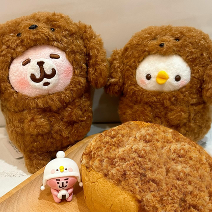 Kanahei卡娜赫拉｜Small Animals Poodle Rabbit贵宾犬兔兔迷你毛绒坐姿玩偶/公仔｜約H14 x W12.5 x D9.5cm
