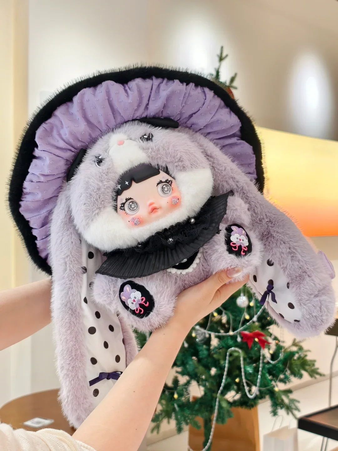 NOMMI Mushroom Hat 400% Big Doll Series vinyl Plush Blind Box