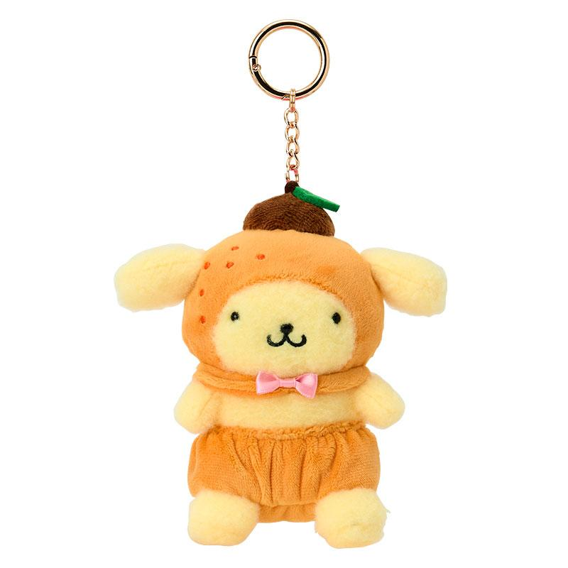 Sanrio｜Fruit Design Mascot Holder /Plush Keychain｜13.1 x 11.0 x 8.5cm approx.