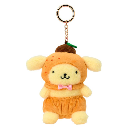 Sanrio｜Fruit Design Mascot Holder /Plush Keychain｜13.1 x 11.0 x 8.5cm approx.