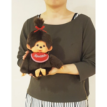 Monchhichi｜Premium Standard Brown Sitting Plush Dolls/Plush Toy｜M/H45 x W34 x D13cm approx.