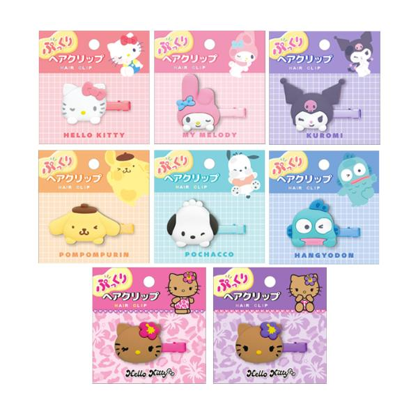 Sanrio｜Characters Puffy Hair Clip｜H35 x W45 x D10mm approx.