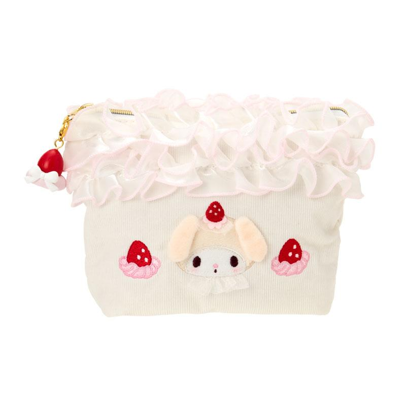 Sanrio｜Strawberry Whipped Cake Frill Cosmetic Pouch｜17×6×12cm approx.