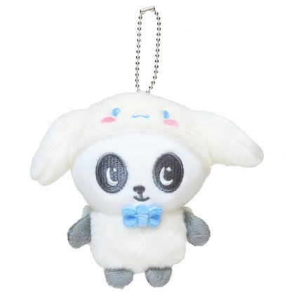 Sanrio｜Panshell Characters Mascot Holder /Plush Keychain｜H100×W75×D65mm approx.