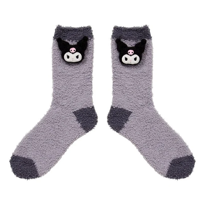 Sanrio｜Characters Plush Fluffy Crew Socks｜23-25cm approx.