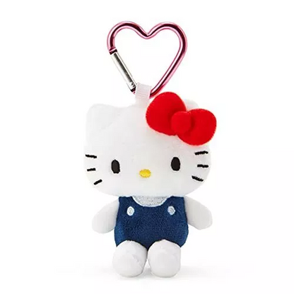 Sanrio｜Plush Mascot Holder with Heart Carabine /Plush Keychainr｜6×4×10cm approx.