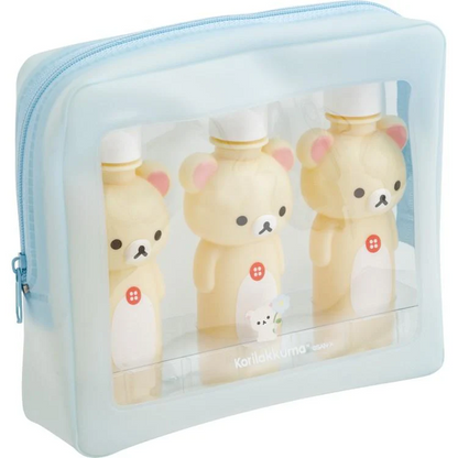 Rilakkuma｜Basic Rilakkuma Flower Bottle &amp; Pouch Set